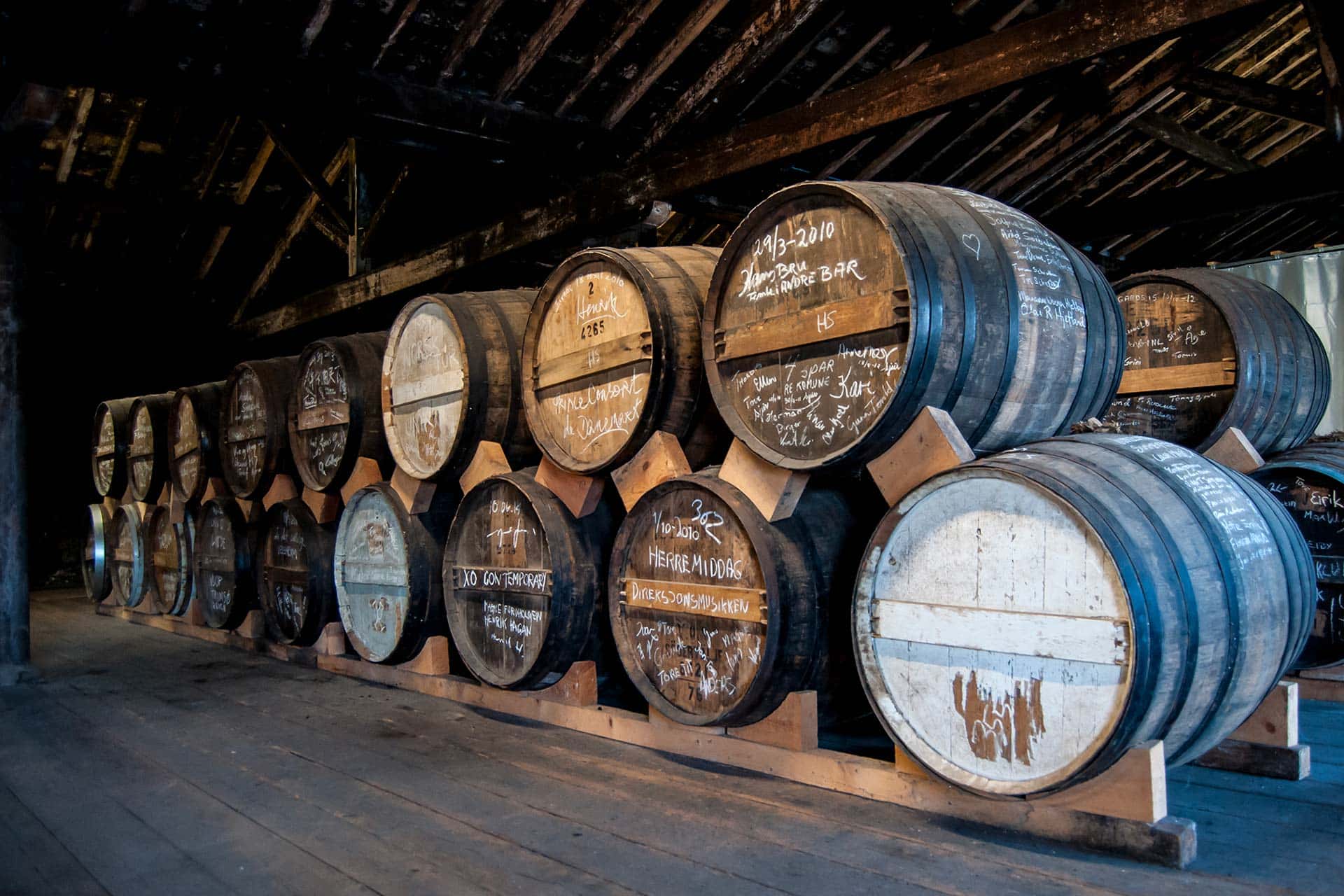 Visite d'un chai &agrave; Cognac sur Jarnac